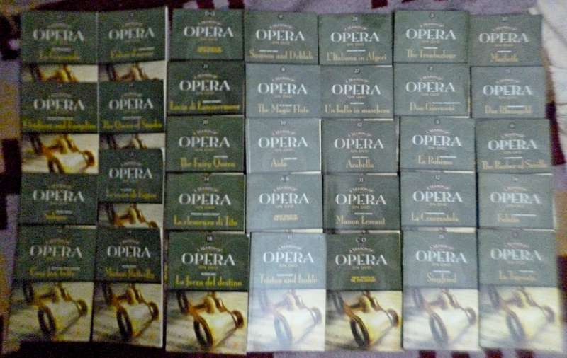 A Season of Opera on DVD x 33  [ dvds not included ]