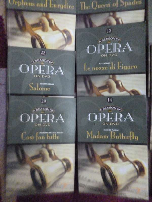 A Season of Opera on DVD x 33  [ dvds not included ]