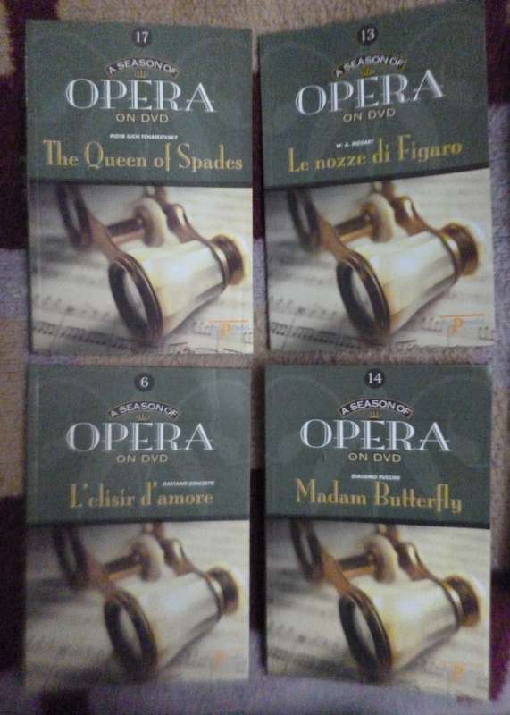A Season of Opera on DVD x 33  [ dvds not included ]