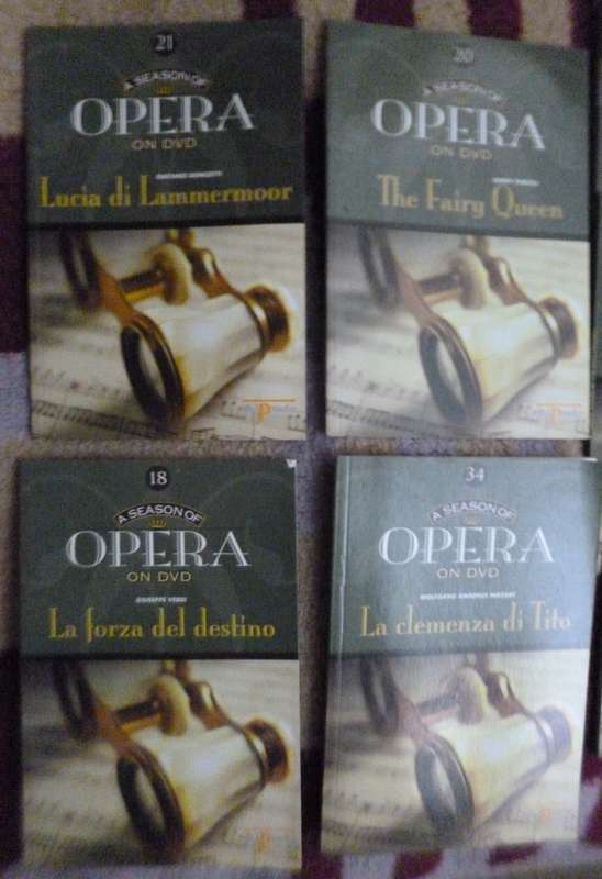 A Season of Opera on DVD x 33  [ dvds not included ]