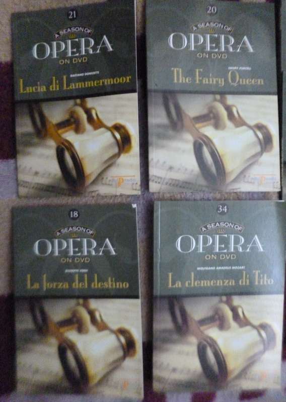 A Season of Opera on DVD x 33  [ dvds not included ]