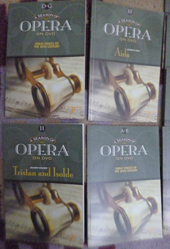 A Season of Opera on DVD x 33  [ dvds not included ]