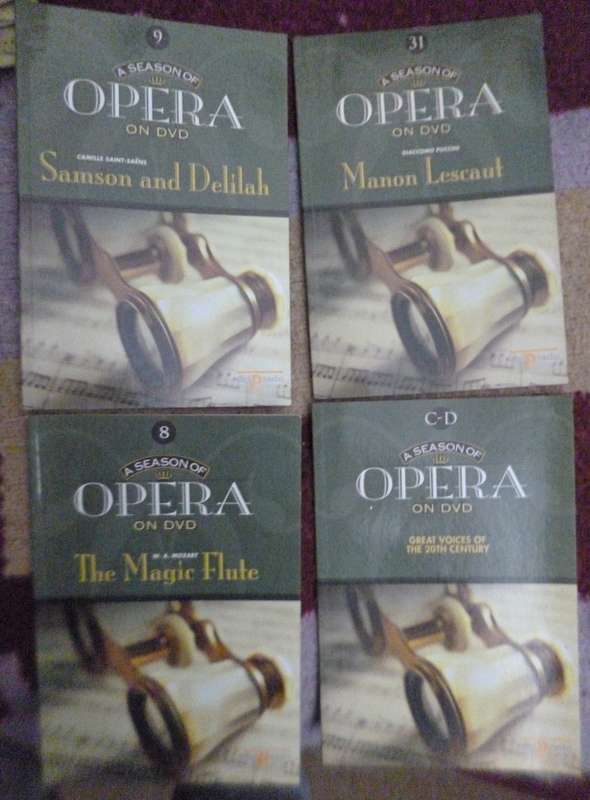 A Season of Opera on DVD x 33  [ dvds not included ]