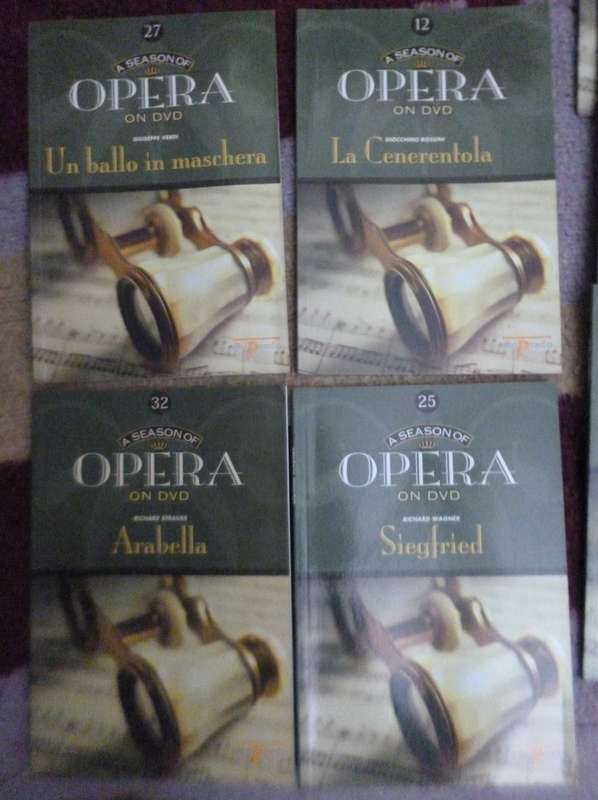 A Season of Opera on DVD x 33  [ dvds not included ]