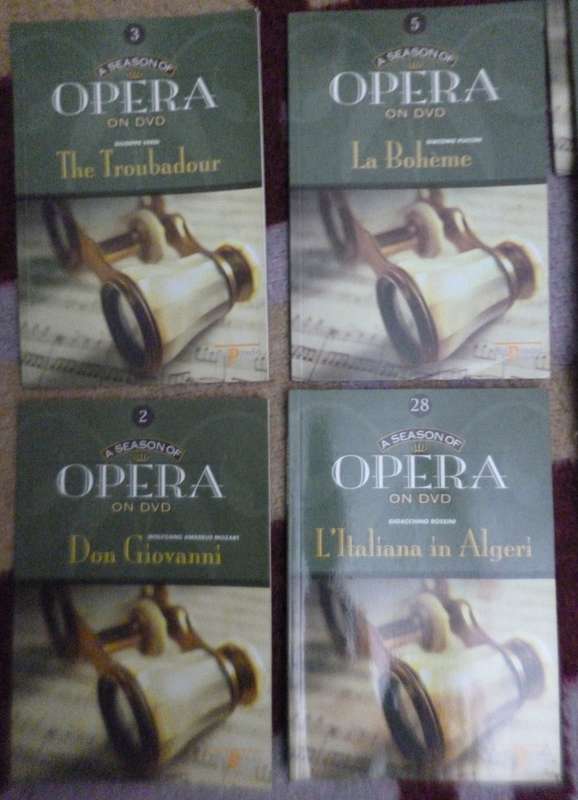 A Season of Opera on DVD x 33  [ dvds not included ]
