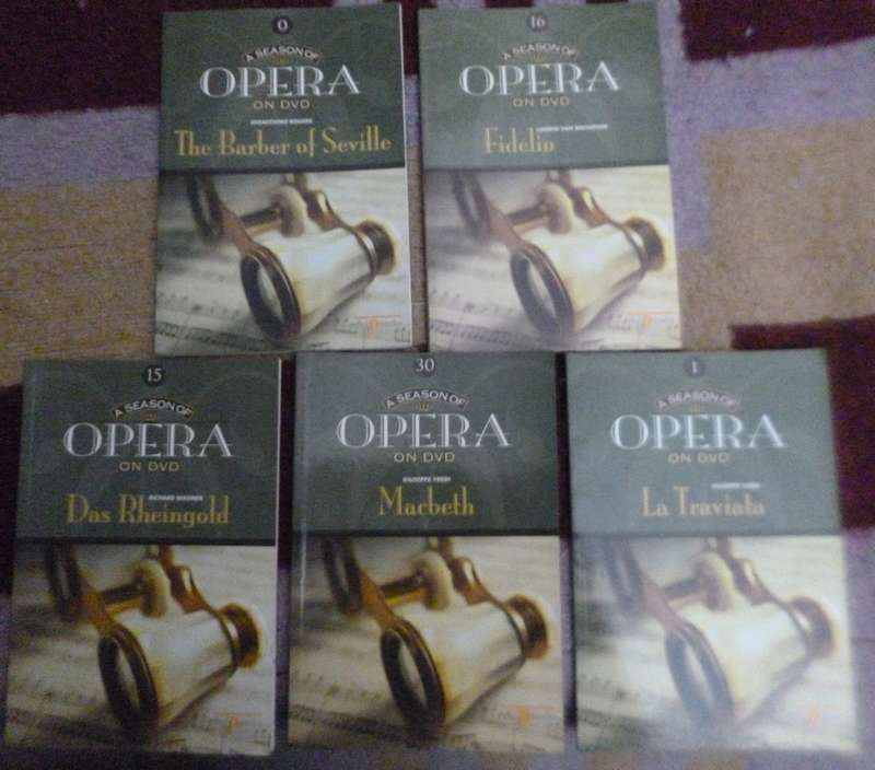 A Season of Opera on DVD x 33  [ dvds not included ]
