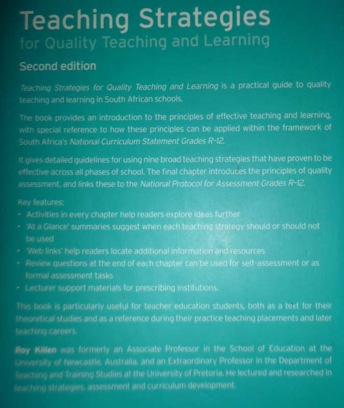Teaching Strategies for Quality Teaching and Learning