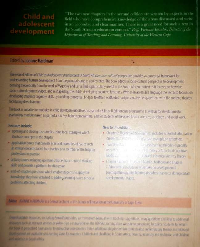 Child and Adolescence Development  by Jordan Hardman