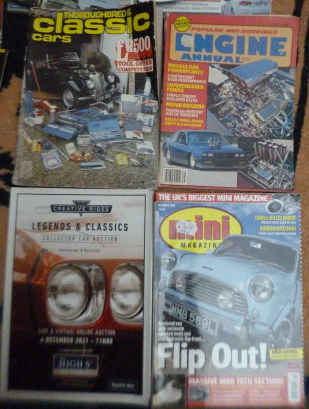 18 Hot Rod Mags & 4 Classic Car Mags plus..