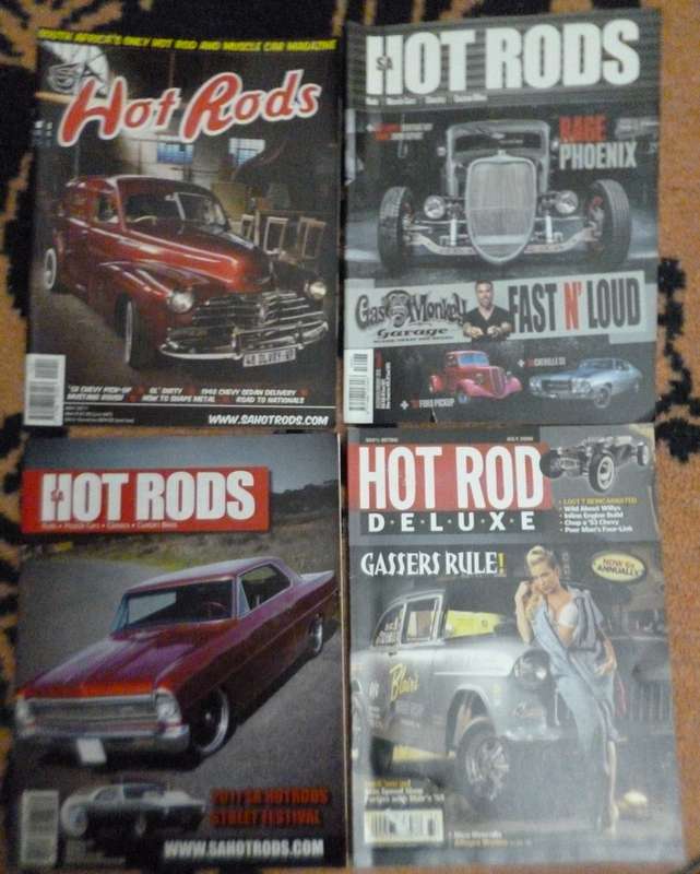 18 Hot Rod Mags & 4 Classic Car Mags plus..