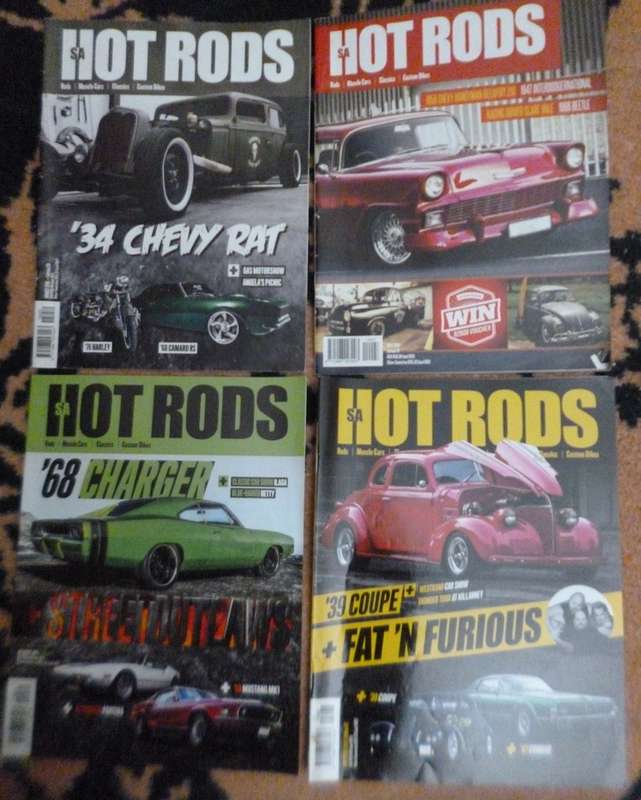18 Hot Rod Mags & 4 Classic Car Mags plus..