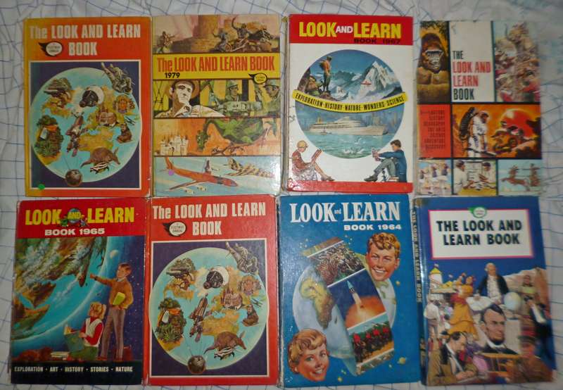 Vintage  Look and Learn Books x 7