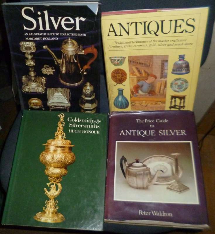 Antiques , Gold & Silver Books x7