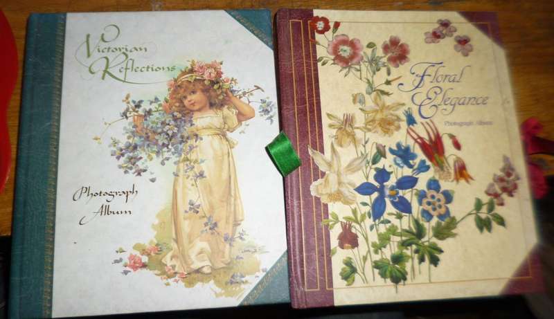 2 Photograph Albums  - Victorian Reflections & Floral Elegance