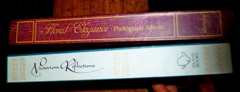 2 Photograph Albums  - Victorian Reflections & Floral Elegance