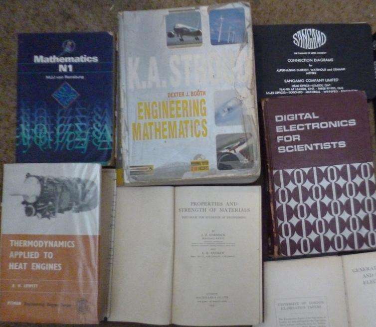 Engineering , chemistry and related books x 81