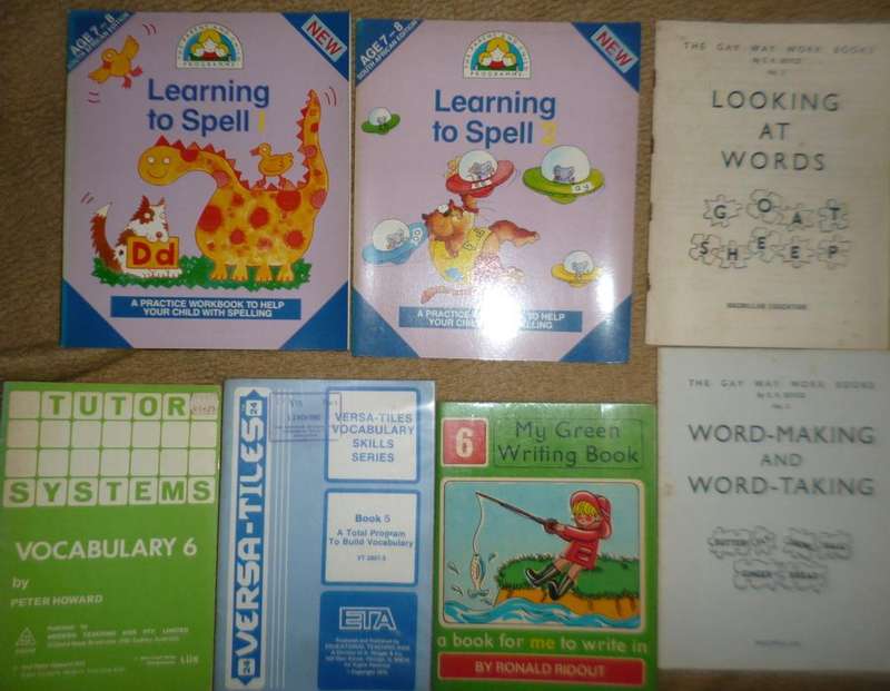English learning booklets for children age 5-10 x 25