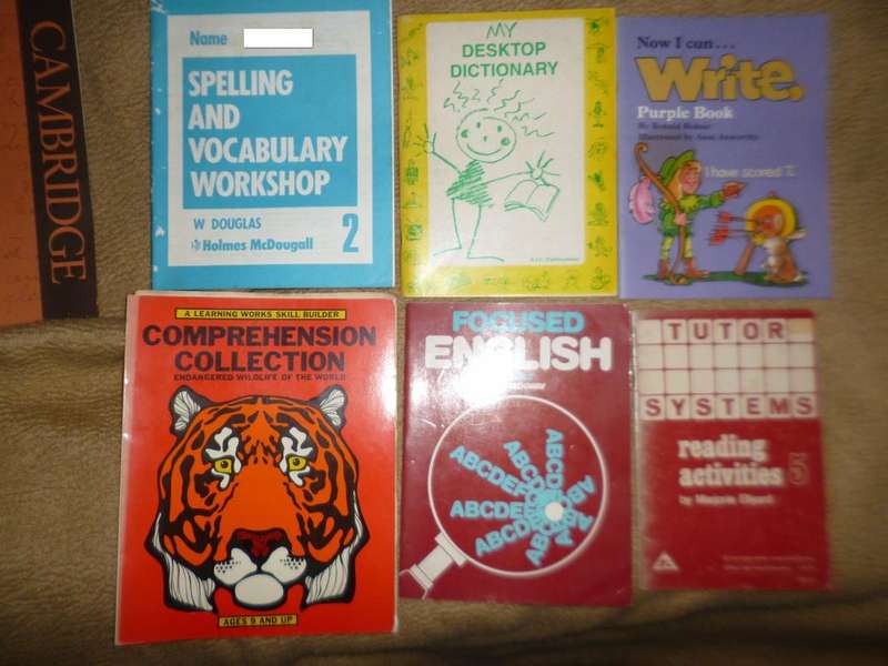 English learning booklets for children age 5-10 x 25