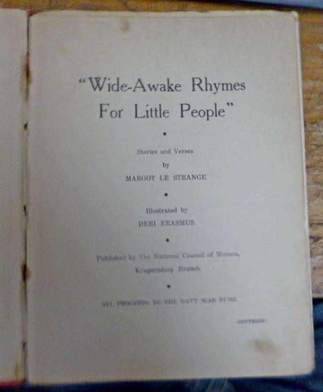 Wide-Awake Rhymes for little people by Margot le Strange 1942