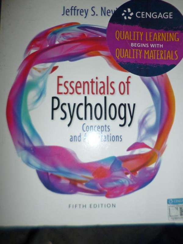 Essentials of Psychology  .Concepts and Applications  5th Ed.