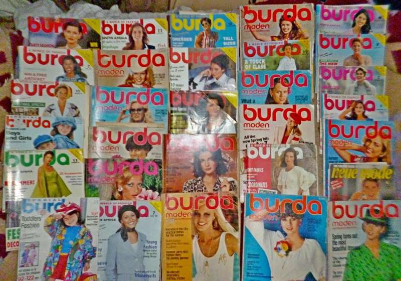 old Burda magazines x 30 with inserts