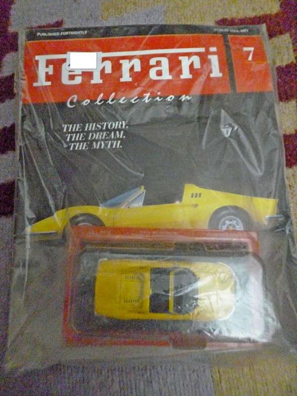 Ferrari x 8 Model car with magazines