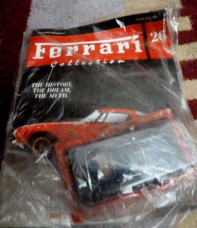 Ferrari x 8 Model car with magazines