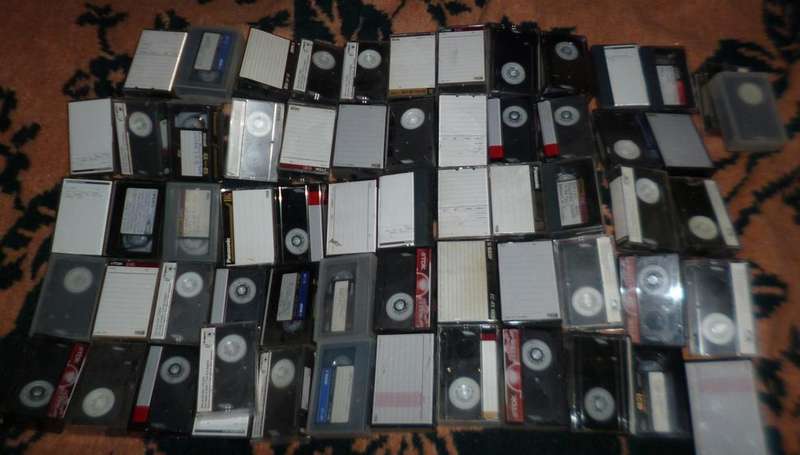 Used Video Camera  Cassette Tapes x62