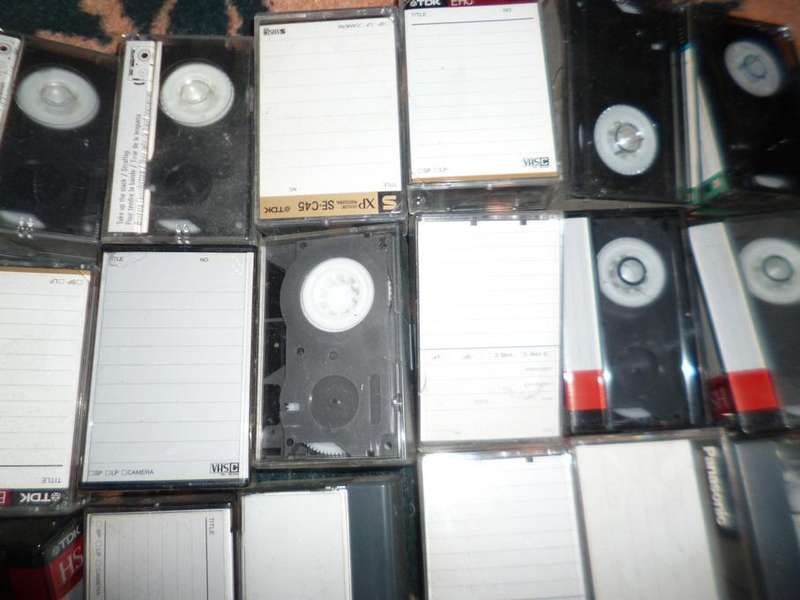 Used Video Camera  Cassette Tapes x62