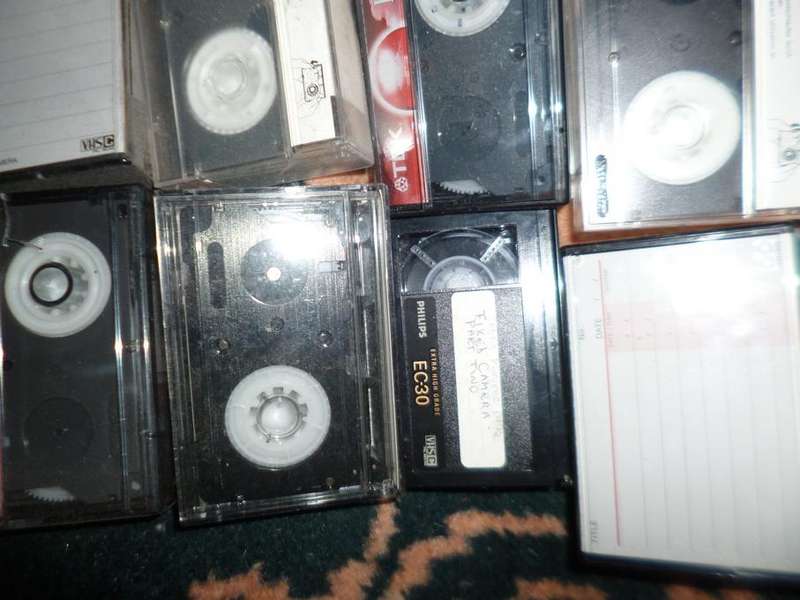 Used Video Camera  Cassette Tapes x62
