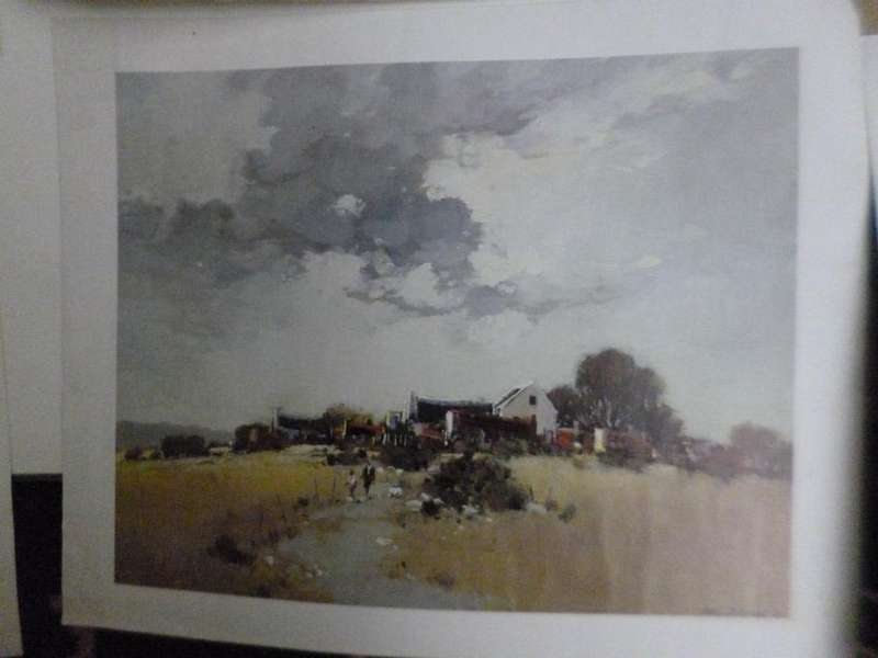 5 landscape prints by ?