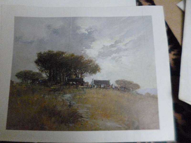 5 landscape prints by ?