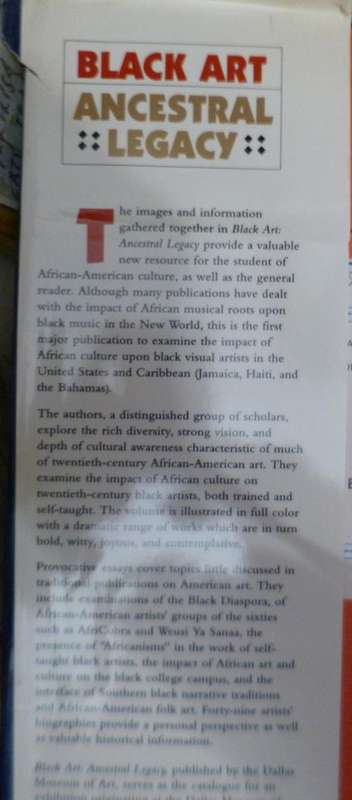Black Art : Ancestral Legacy : The African Impulse in African American Art
