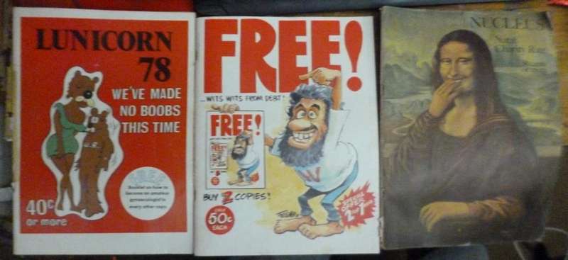 3 Vintage Nucleus magazines 1974 .1974 ? . 1978