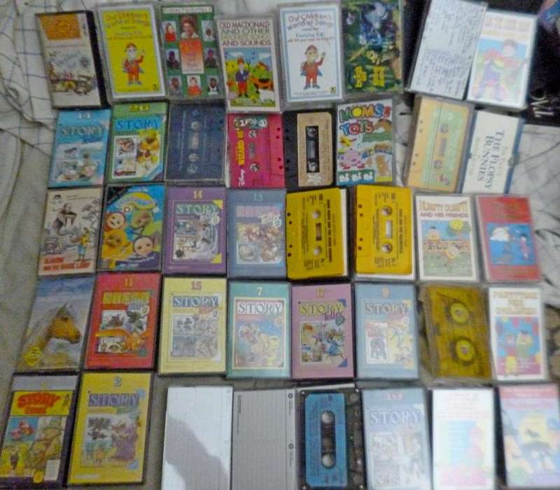 37 Childrens Story Cassette Tapes