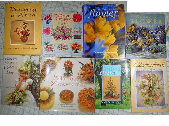 Flower Arranging Books x8
