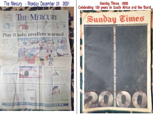 2 Old Newspapers