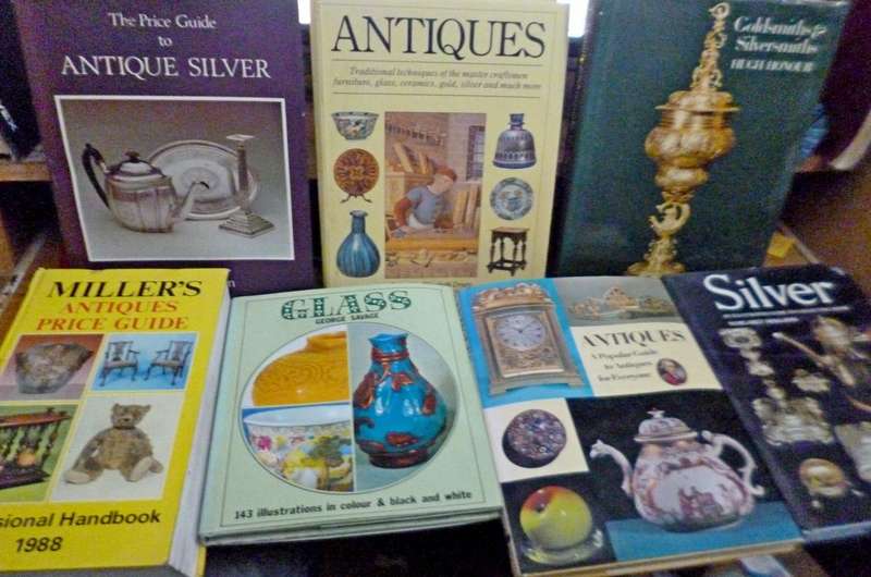 Antiques , Gold & Silver Books x7