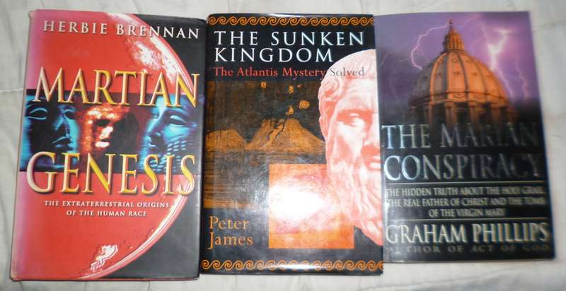 Weird / Conspiracy  / Uneplained Books choose which ones you want to buy