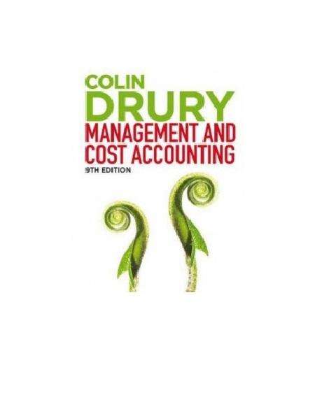 MANAGEMENT AND COST ACCOUNTING