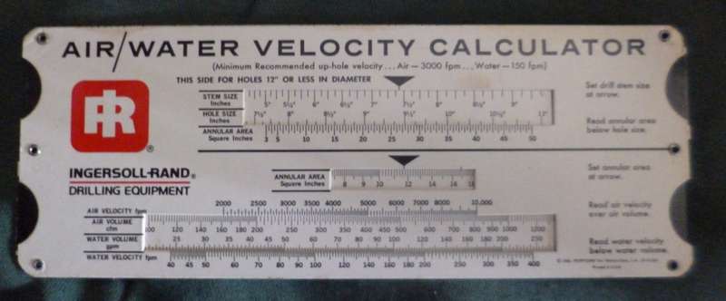 air / water velocity calculator