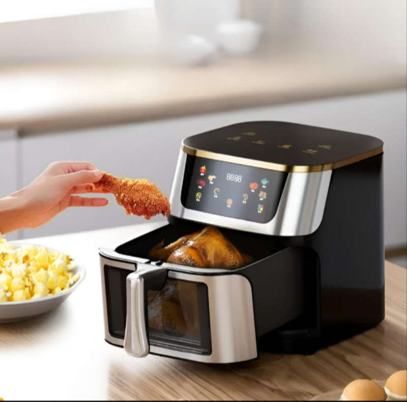 Digital Touch Screen Air fryer 12L 2800W, large household air fryer, smart touch operation