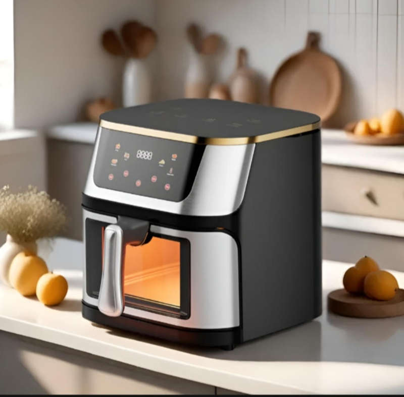 Digital Touch Screen Air fryer 12L 2800W, large household air fryer, smart touch operation