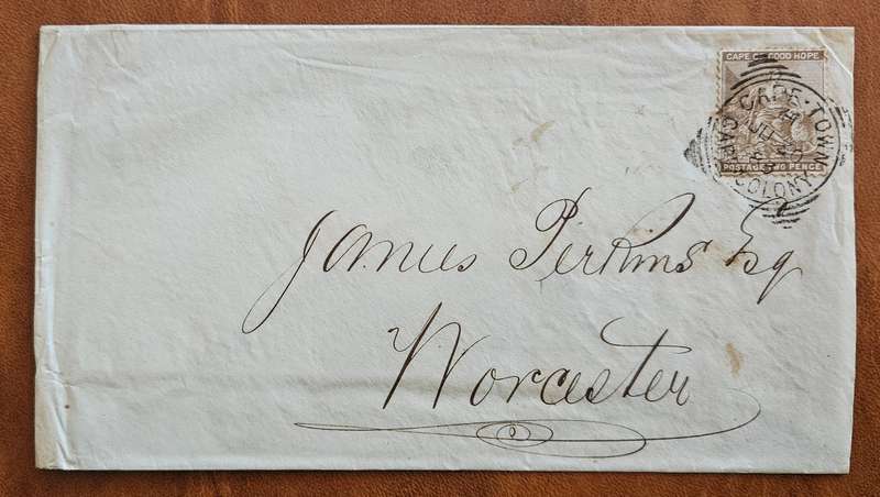 Cape of Good Hope 1883 cover with content addressed to James Perkins.