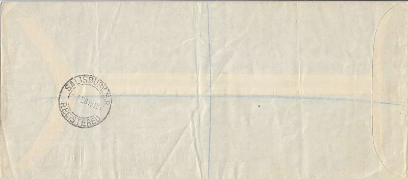 Southern Rhodesia First Flight 1 February 1938, 1s rate.