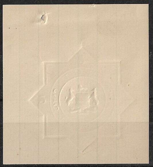 British South Africa Company embossed revenue three pound.