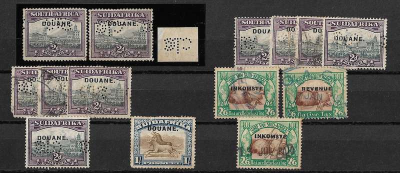Union revenue stamps mixed lot.