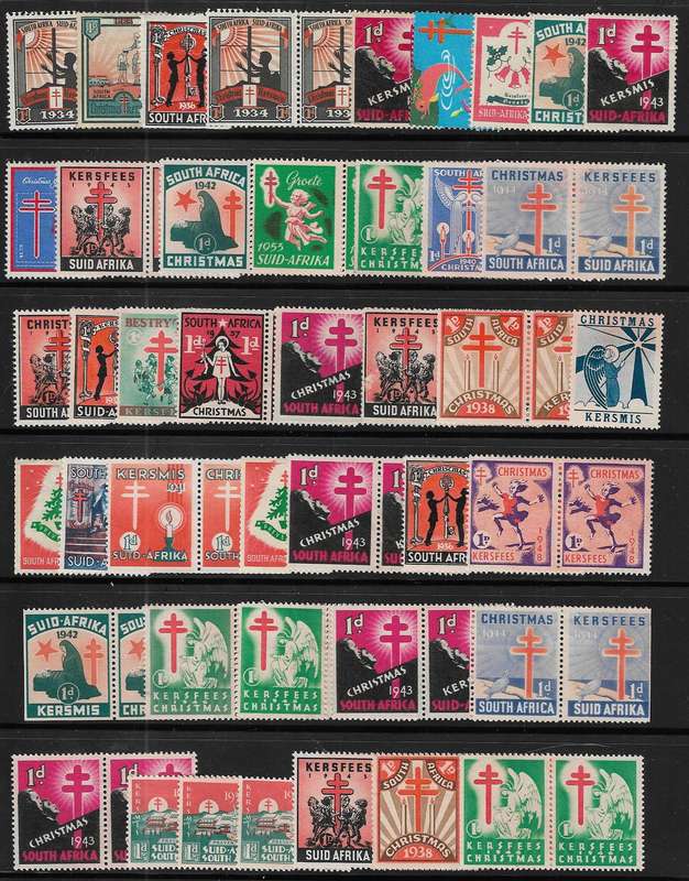 Union Christmas labels bulk on album page.