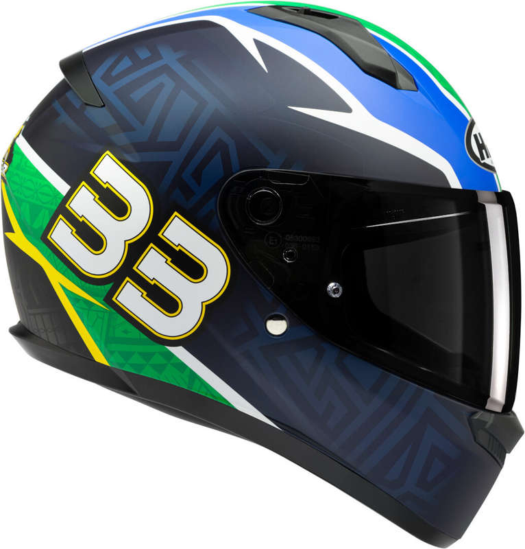 Motogp Brad Binder #33 Motorcycle HJC Helmet Medium