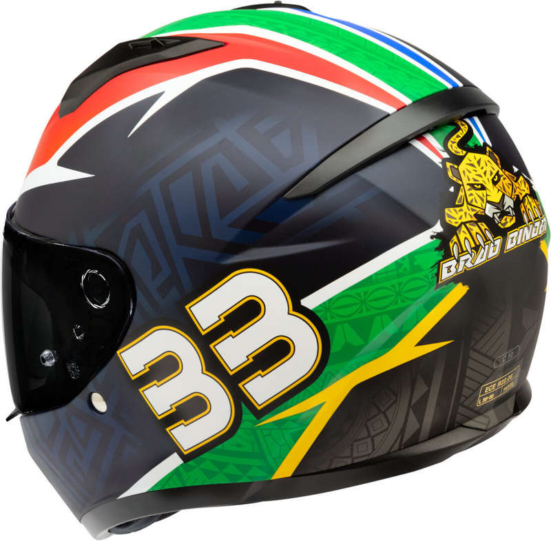 Motogp Brad Binder #33 Motorcycle HJC Helmet Medium